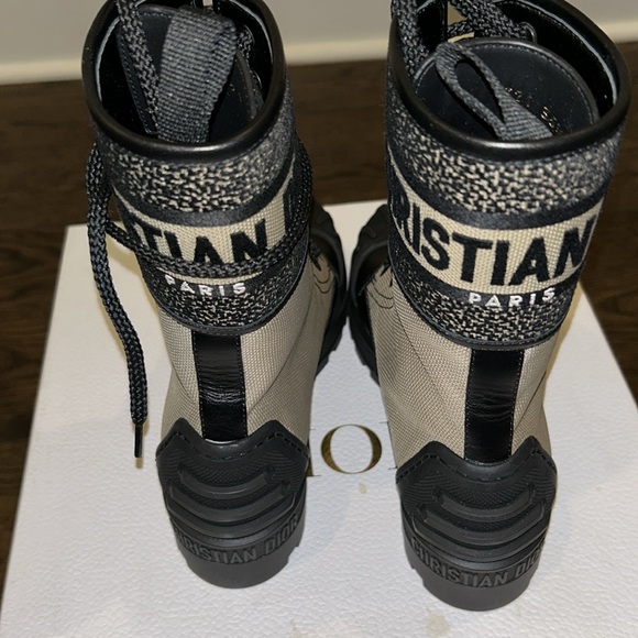 CHRISTIAN DIOR
Canvas Printed Combat Boots - Picture 3 of 11